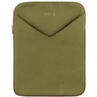MELA Laptophülle SUMIT | von MELA | Fairtrade & GOTS zertifiziert, Olivgrün, – Produktbild 1 von 1