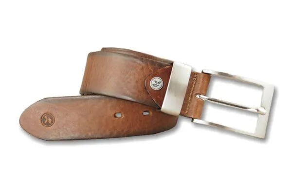 Greenbelts Greenbelts Herren Ledergürtel SILVIO, Tobacco, – Produktbild 4 von 4