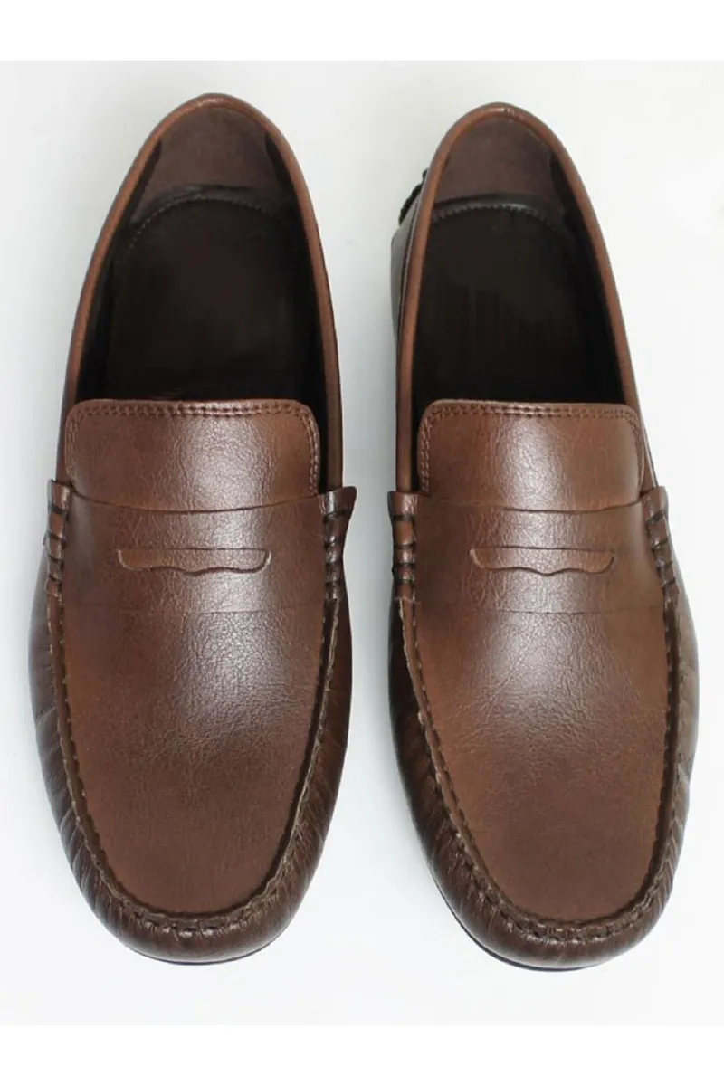 Will's Vegan Store Will's Vegan Store Herren vegan Penny Driving Loafer Braun, Braun, – Produktbild 1 von 2