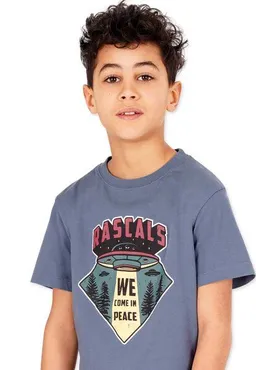 Band of Rascals Band of Rascals We Come In Peace T-Shirt – Produktbild 1 von 1