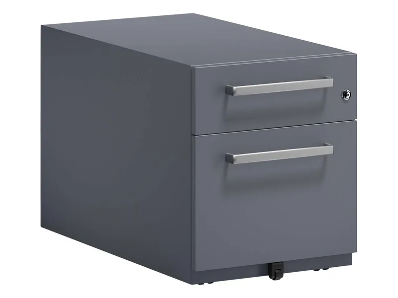Bisley Bisley Rollcontainer "Note" mit Griff, 1 Schublade, 1 HR T 77,5 cm anthrazitgrau – Produktbild 1 von 1