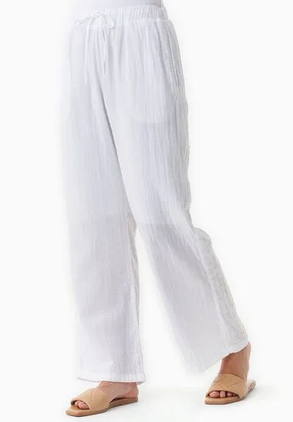 ORGANICATION ORGANICATION Musselin Hose aus Bio-Baumwolle, Weiss(white), – Produktbild 4 von 4