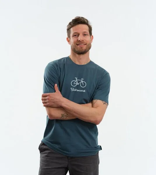 Gary Mash GARY MASH Shirt Rückenwind groß aus Biobaumwolle, Petrol, – Produktbild 3 von 4
