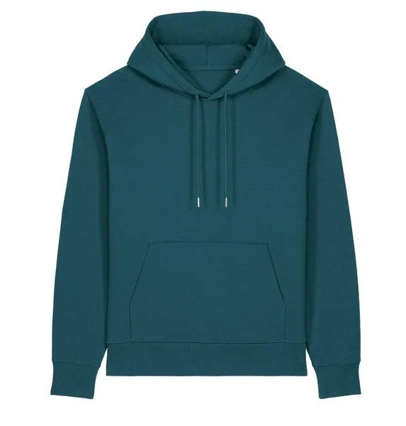 Greenspired Greenspired Unisex Hoody aus recycelter Baumwolle & Biobaumwolle 350 g/m² XXS - 5 XL, Blaugrün, – Produktbild 1 von 1