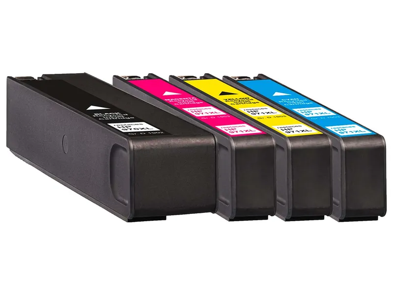 Memo memo 4er-Set Tintenpatronen ersetzt hp Nr. 970XL, Nr. 971XL schwarz, cyan, magenta, gelb – Produktbild 1 von 1