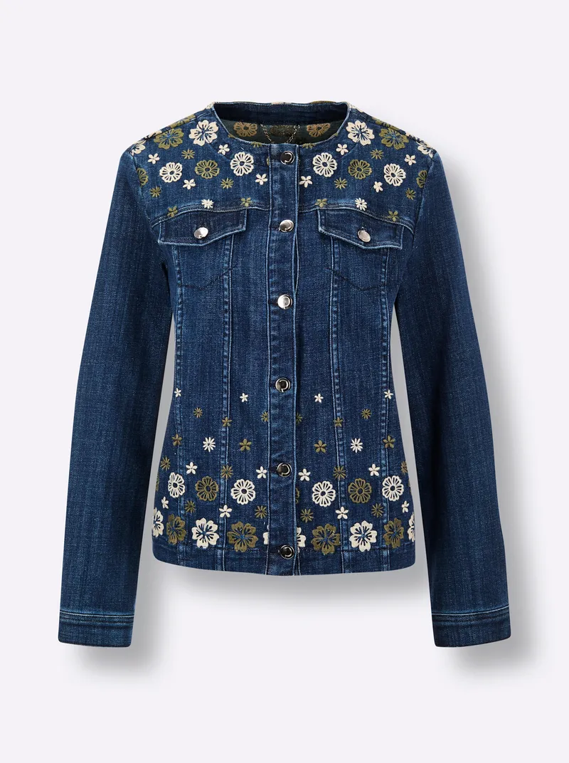 Jeansblazer, Blue-stone-washed, – Produktbild 1 von 3