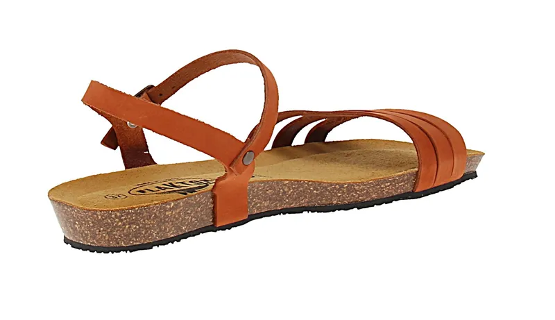 Plakton Plakton Damen Riemchensandaletten, Orange, – Produktbild 5 von 6