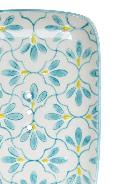 Tranquillo Tranquillo Seifenschale Floral, Blau, – Produktbild 5 von 6