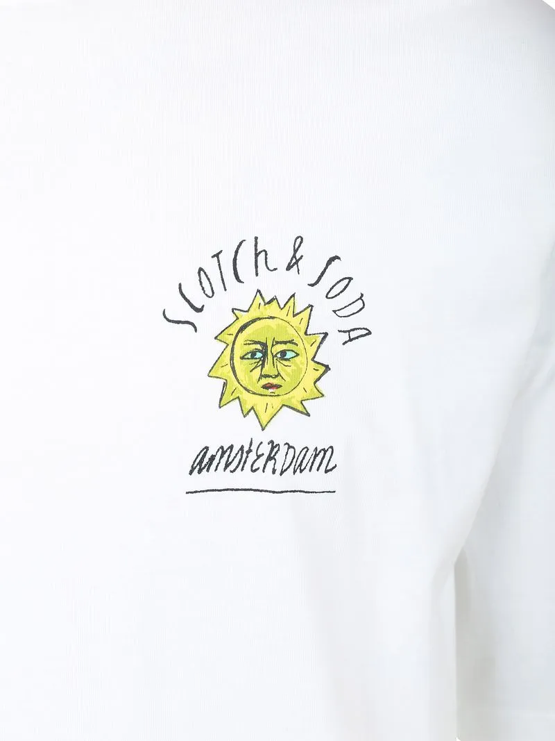 Scotch and Soda Scotch and Soda Scotch & Soda T-Shirt Backprint Weiß, Weiß, – Produktbild 5 von 5