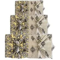 FabRap Gift Wrap FabRap Gift Wrap Wiederverwendbare Geschenkverpackung Furoshiki - FabRap Set mit drei Größen (doppelseitig), Sunshine & make a wish, – Produktbild 1 von 1