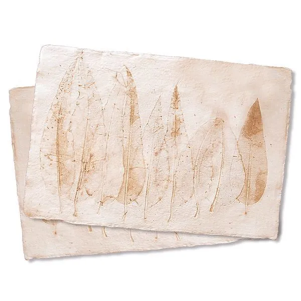 Sundara Sundara Tischsets "Imprint" aus handgeschöpftem Recycling Baumwollpapier – Produktbild 2 von 4
