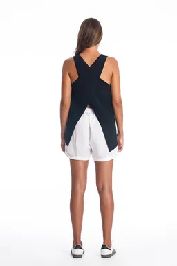 RAVENS VIEW IBIZA RAVENS VIEW IBIZA Damen vegan Top Easy Black – Produktbild 1 von 1