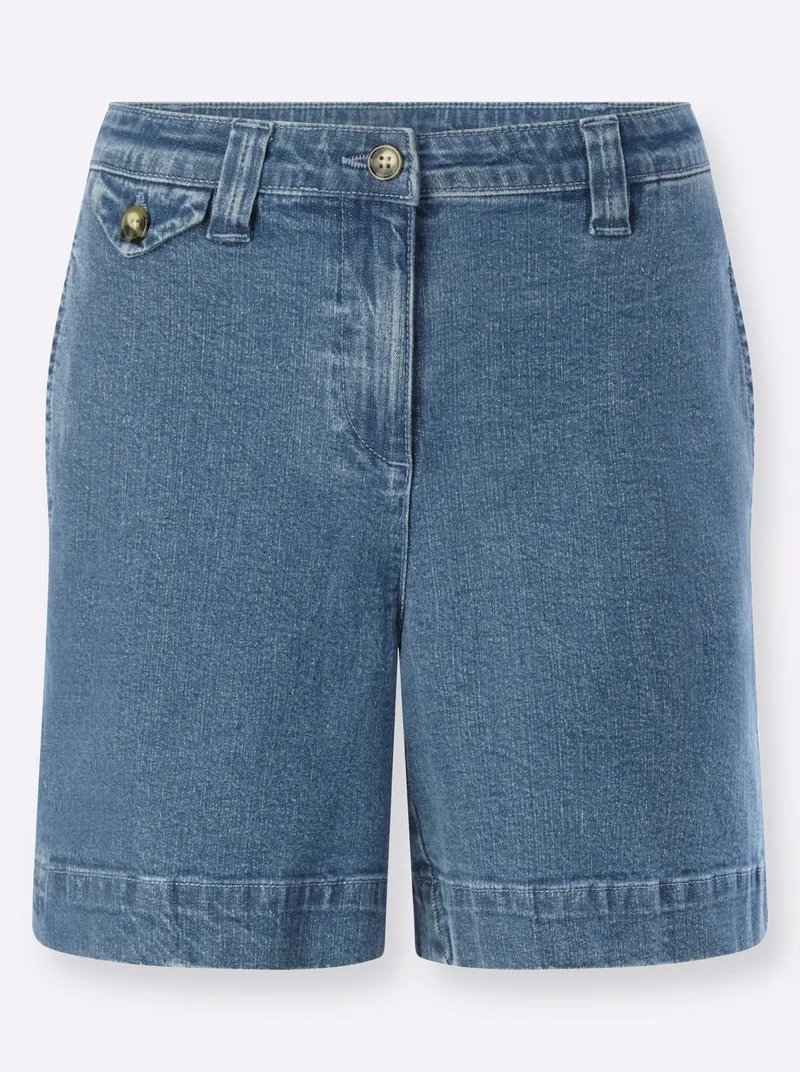 heine Shorts, Blue-bleached, – Produktbild 2 von 2