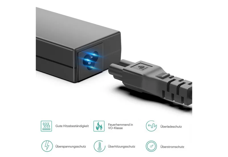 HKY 120W 100W 97W TV Netzteil Ladegerät für Sony Bravia KDL-50W685A Netzteil (Kompatibel mit ACDP-060E02/060S03/120N02/085N02, 19.5V 6.2A), Schwarz, – Produktbild 4 von 5