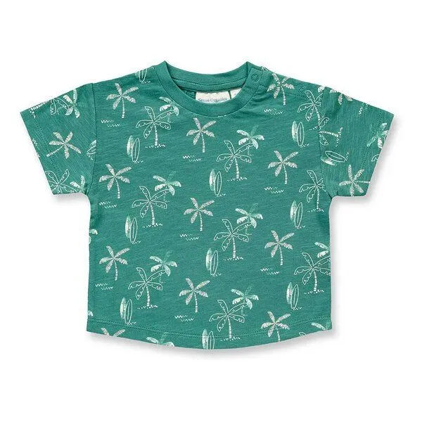 Sense Organics Sense Organics Baby T-Shirt, Modell EKI, Palmendruck, – Produktbild 1 von 2