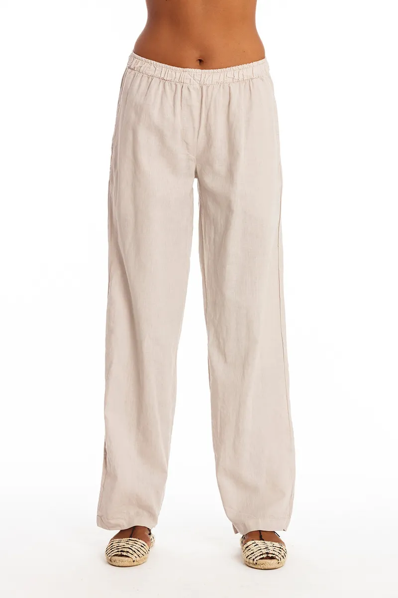RAVENS VIEW IBIZA RAVENS VIEW IBIZA Damen vegan Hose Oregon Stone Grey, Beige, – Produktbild 1 von 2