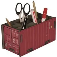 WERKHAUS WERKHAUS Container Stiftebox - rot - aus Holz – Produktbild 1 von 1