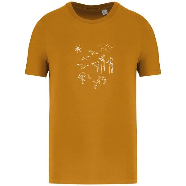 Greenspired Greenspired Basic Bio T-Shirt Nr.4 Coastal Life 155g/m² XXS - 4 XL, Kurkuma, – Produktbild 1 von 1