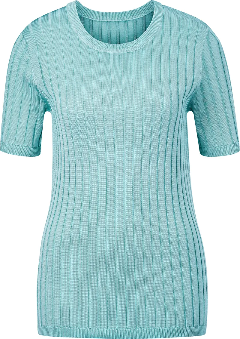 Witt Kurzarmpullover, Aqua, – Produktbild 3 von 3