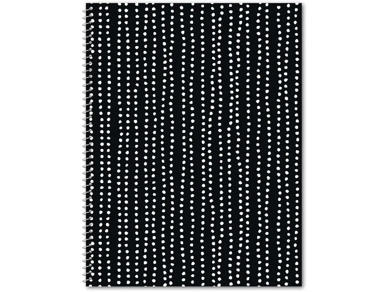 Staufen Staufen Collegeblock "Black" Recyclingpapier, DIN A5, 120 Blatt, 90g/m², 5mm kariert – Produktbild 1 von 1