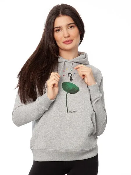 FellHerz FellHerz Damen Hoodie Rainbow Girl – Produktbild 2 von 5