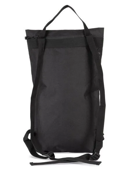 YTWOO YTWOO Flacher, recycelter City-Rucksack, Schwarz, – Produktbild 3 von 4