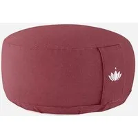 Lotuscrafts Lotuscrafts Meditationskissen Rund Lotus - Sitzhöhe 15cm - GOTS Zertifiziert, Bordeaux, – Produktbild 1 von 1