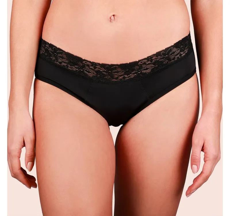 Taynie Taynie Periodenslip Queen - Periodenunterwäsche mittel starke Blutung - Damen (1-St., 1er-Pack) Auslaufsichere Periodenunterwäsche / Periodenslip aus Bio Baumwolle – Produktbild 1 von 5
