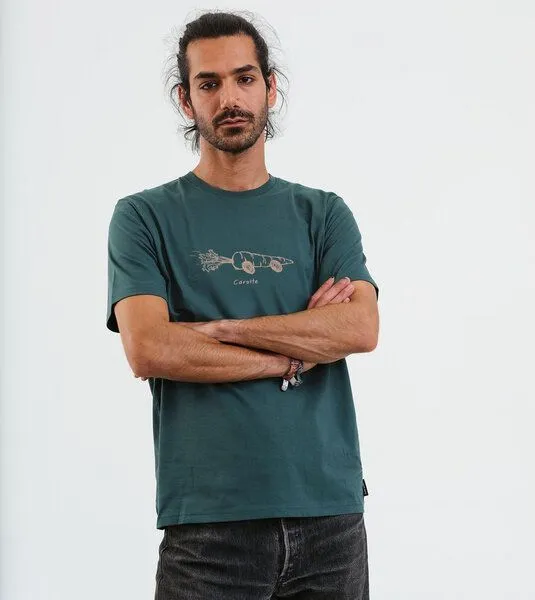 Gary Mash GARY MASH T-Shirt Carotte aus Biobaumwolle, Grün, – Produktbild 2 von 4