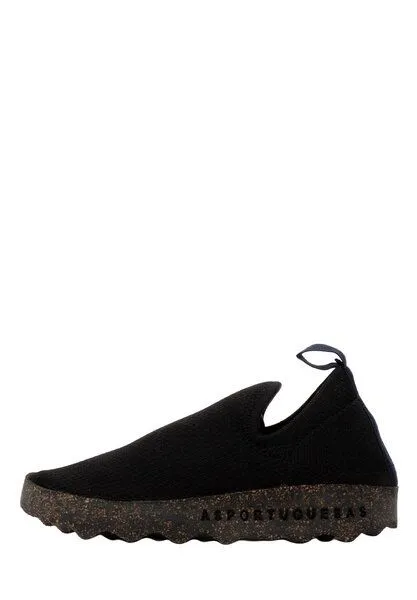 ASPORTUGUESAS ASPORTUGUESAS Elastischer Slip-On Damen Sneaker Care, Black, – Produktbild 2 von 4