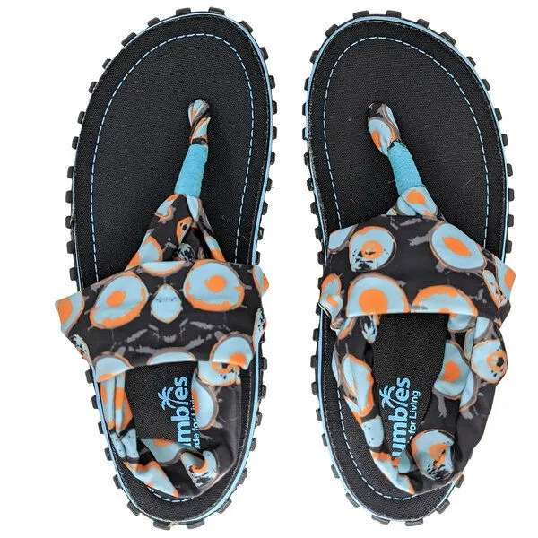 Gumbies Gumbies Slingbacks - Nachhaltige Zehensandalen, Navy (spots), – Produktbild 1 von 4