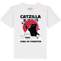 watabout kids watabout.kids T-Shirt Kinder Catzilla, White, – Produktbild 1 von 1