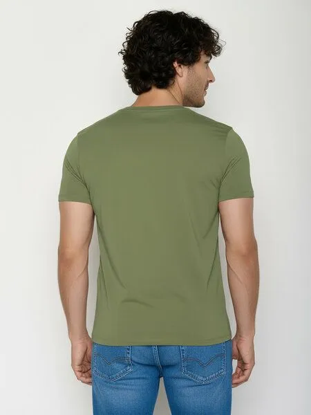 GreenBomb GREENBOMB Magic Forest Guide - Sportliches T-Shirt aus Bio-Baumwolle / hochwertiger Print / GOTS / Fair & Vegan, Grün (dark seed), – Produktbild 4 von 4