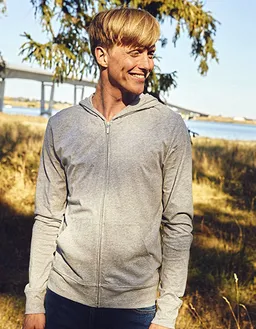 Neutral Unisex Jersey Hoodie mit Reißverschluss – Produktbild 1 von 1