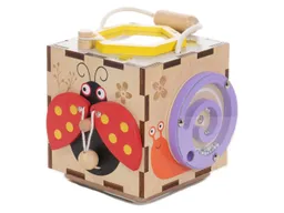EverEarth EverEarth 6-in-1 Mini Garten Abenteuer Aktivitätswürfel aus Holz Maße ca. 16 x 15 x 15 cm – Produktbild 1 von 1