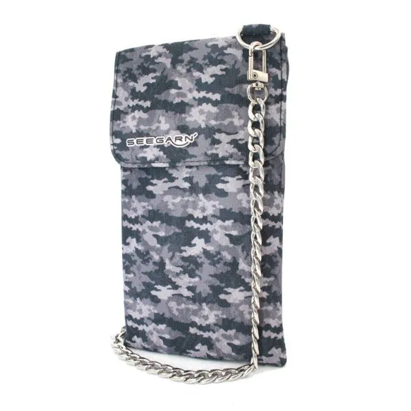 Seegarn Seegarn Handytasche / Umhängetasche (MB11), K1 - kette silber, – Produktbild 1 von 3