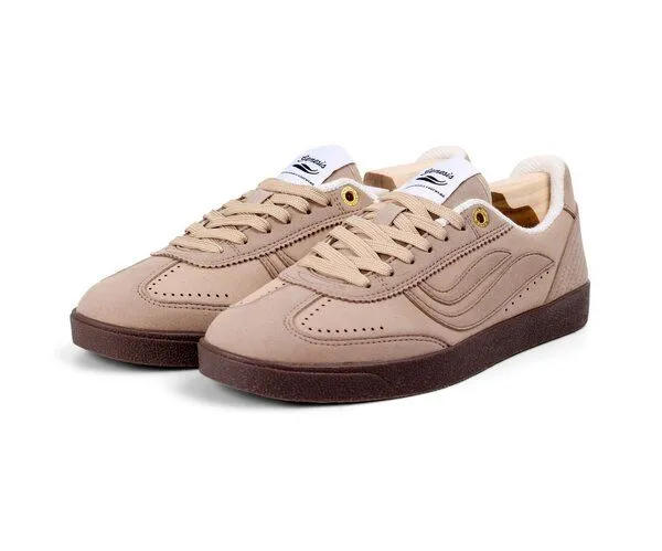 Genesis Footwear Genesis Footwear G-Volley OneColourWorld - Vegan Women Sneaker, Cremeish / d. gum, – Produktbild 1 von 4