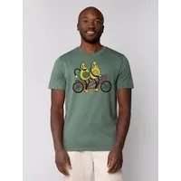 watapparel watapparel T-Shirt Unisex Avocado Fahrrad, Green bay, – Produktbild 1 von 1