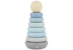 Bieco Bieco Stapelspielzeug Stapelturm Baby Holz 19 cm Steckspiel ab 1 Jahr Stapelringe Baby – Produktbild 1 von 1