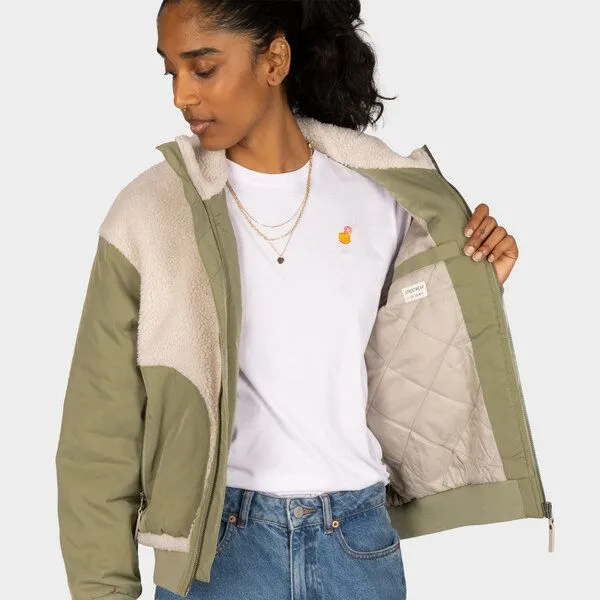 Iriedaily Iriedaily Arctik Bomber Jacket, Light olive (grün), – Produktbild 2 von 4