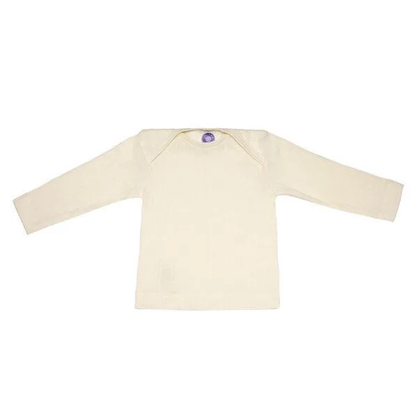 Cosilana Cosilana Baby Schlupfhemd Baumwolle (Bio) Schuwolle (kbT) Seide, Natur, – Produktbild 1 von 1