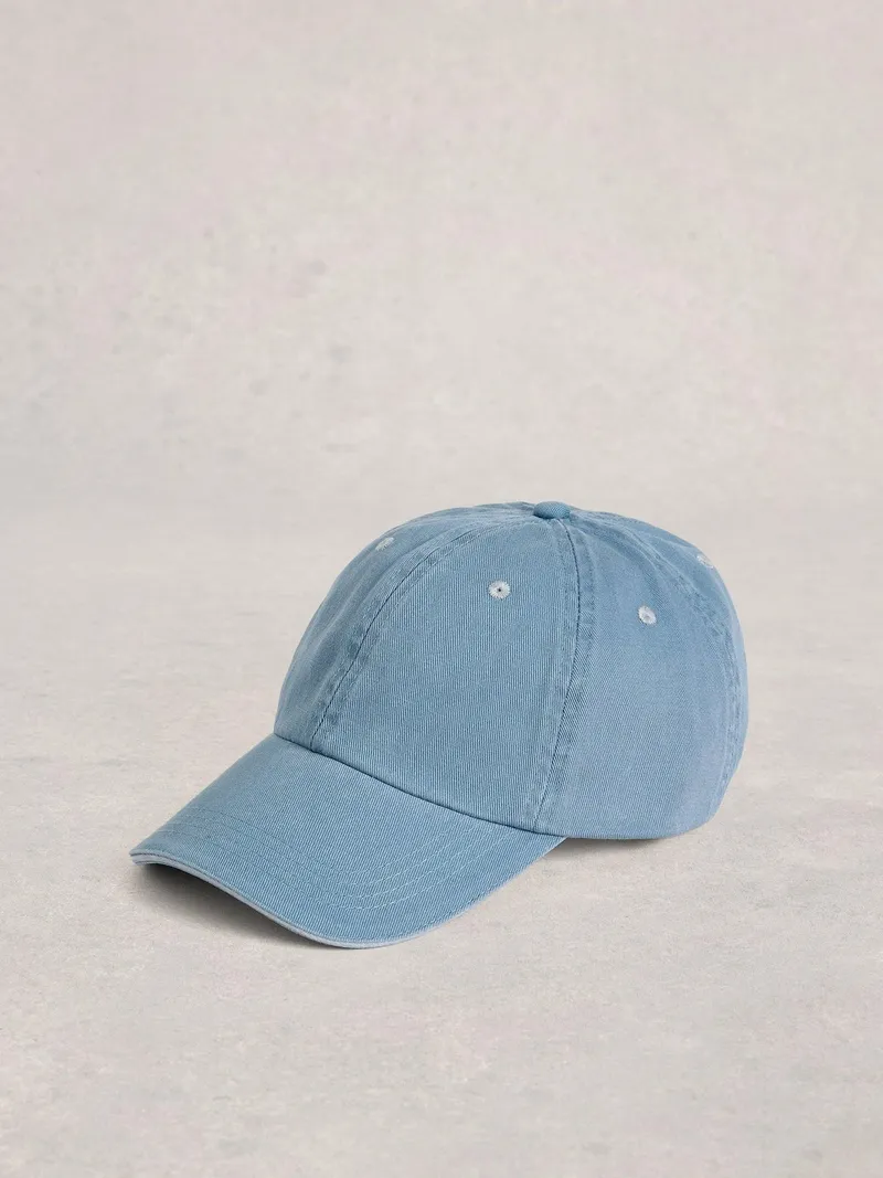 White Stuff Baseballkappe aus Baumwolle - Einheitsgröße, Mittelblau, – Produktbild 1 von 2
