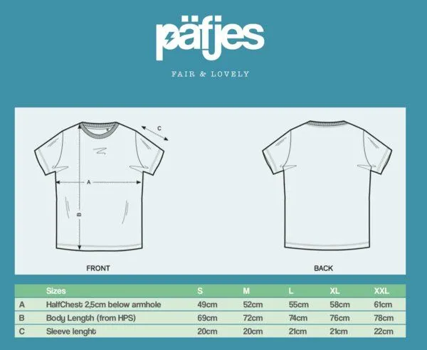 päfjes Frank Fuchs mit Gitarre - päfjes Bio Fair Wear Männer/Unisex T-Shirt, Weiss, – Produktbild 3 von 3