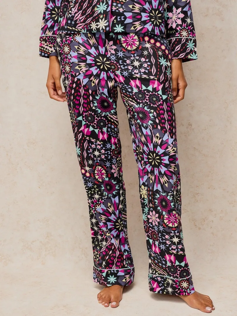 White Stuff White Stuff Pyjamahose Nina, Schwarz multi, – Produktbild 2 von 4