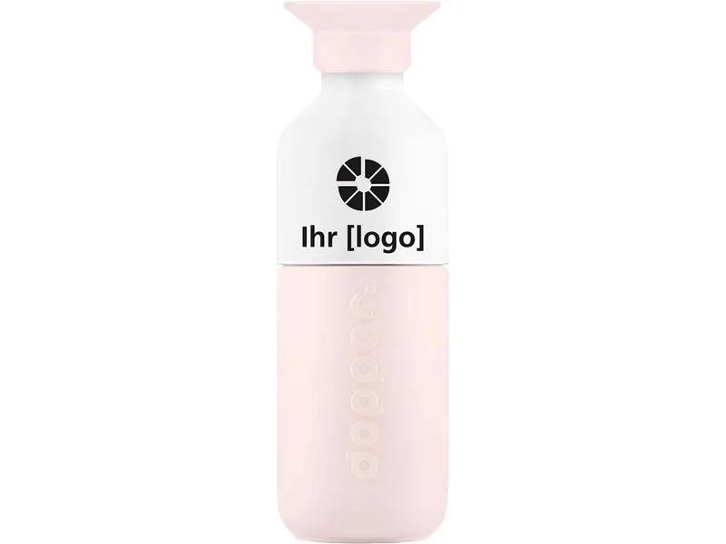 Dopper Dopper Trinkflasche "Steel" 350 ml inkl. 1-farbigem Aufdruck, soft pink – Produktbild 1 von 1