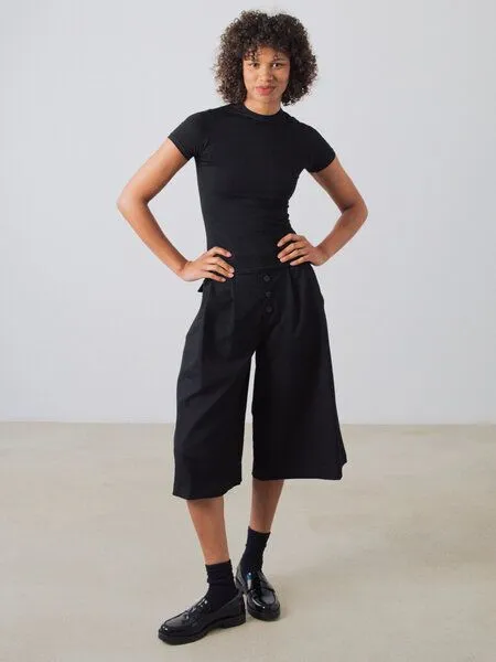Honest Basics Honest Basics Damen Slim Fit T-Shirt aus Bio- und recycelter Baumwolle, Whale, – Produktbild 4 von 4
