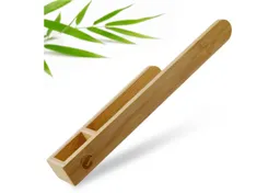 ECENCE Handtuchhalter Handtuchstange selbstklebend Holz Bambus ohne Bohren – Produktbild 1 von 1