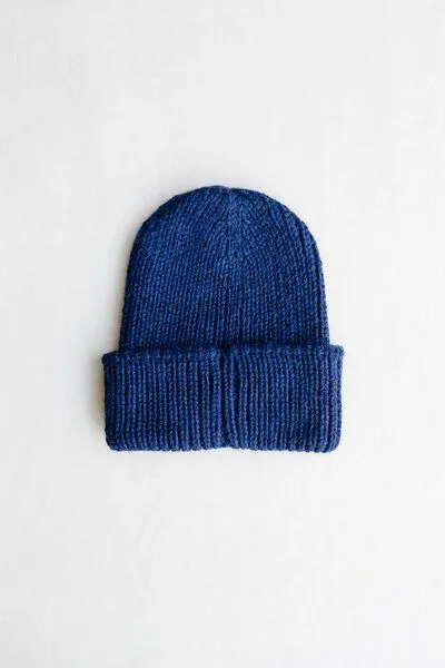 Jyoti - Fair Works Jyoti - Fair Works Baby-Alpaka Mütze Anatico, Navy, – Produktbild 1 von 4