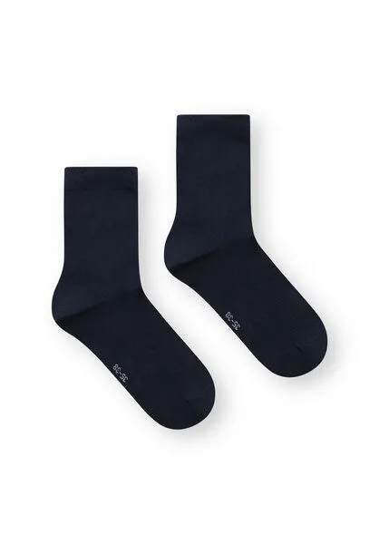 THOKKTHOKK ThokkThokk 3er-Pack Mid Socks Socken (GOTS, Fairtrade, Vegan), Midnight (blau), – Produktbild 3 von 3