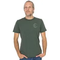 Life-Tree Life-Tree Shirt aus Biobaumwolle mit Brustmotiv für Herren "Circle", Grün, – Produktbild 2 von 5